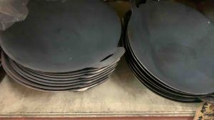 🔥READY STOCK🔥Traditional Old Fashioned CAST IRON WOK / Pan Non Stick Double Handle 8-10" /Kuali Besi/Kuali Tradisional