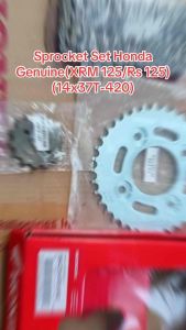 Sprocket Set Honda Genuine(XRM Rs 125)(14x37T-420)