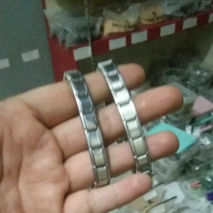 GELANG RANTAI JAM TANGAN SILVER/ONJIBRACELET/CHAIN BRACELET GELANG TITANIUM