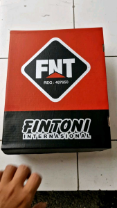 Sepatu Pria Boots Safety Kulit Fintoni Steel Toe 6909