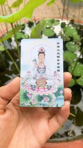 Hình phật bà quan âm bình an Nhựa cứng Classic Sustainable Hình phật trang trí tường bình an nhiều mẫu