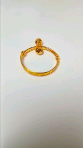 Gelang Tangan Anak Titanium Anti Karat Terlaris lapis rhodium emas