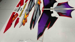 Bộ tem honda Wave Zx màu đỏ hàng nhập Thái Lan 3 lớp chất lượng cao dành riêng cho dòng xe này tem in lụa màu sắc cực đẹp và bền giá bán cực tốt bán lẻ như bán sỉ