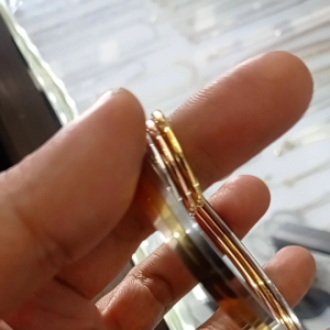 Gelang keroncong titanium kombinasi anti luntur isi 3