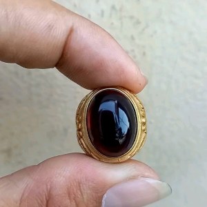 Cincin Batu Kecubung Api Super Keren