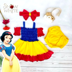 Beatrice Princess Inspired Smocked Ruffled Dress for Baby Girl 6-18mos / Monthly OOTD for Infant