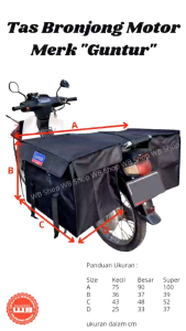 Tas Bronjong Motor Merk Guntur: Tas Sales & Tas Pos