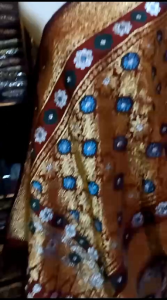SONGKET PALEMBANG MOTIF RAKAM TULANG TENUN SUPER MEWAH