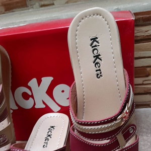 Sandal Wedges B2 melati KicKers Salem Cream Yasta Olshop (C0D)