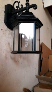 Garansi Lampu dinding outdoor waterproof Kode 5001 C/M Hitam Tahan Air - Anti Karat