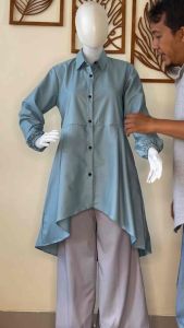 Tunik Kemeja Pingiun Bahan Toyobo
