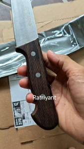 Pisau Carne Sembelih Kambing bilah 18cm 4Cr14MoV