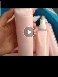 แพ็คเกจใหม่ตามวีดีโอ สเปรย์ฉีดแฮร์พีช ขวดใหญ่สีชมพู ขนาด 250 มล. 1 ขวด