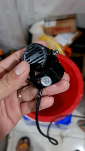 Lampu Tembak Laser Gun LED D3 D2 Mini Plus Kipas 2 Warna Putih Kuning Jauh Dekat