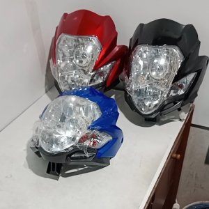 reflektor satria fu head lamp assy komplit batok lampu fu komplit fulset tinggal pasang plus tambahan lampu led variasi