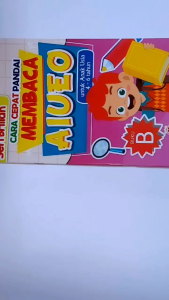 Cara Cepat Pandai Membaca AIUEO untuk Anak Usia 4-6 Tahun (Isi 2 Buku) Serba Jaya