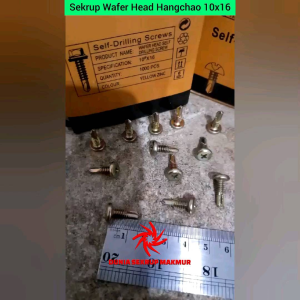 (1 Box) Sekrup Roofing Wafer Head SDS 10x16 / Skrup Wafer Head 1.6CM