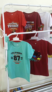 Kaos anak laki laki motif spiderman usia 1-10 tahun