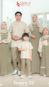 SEPLY Sarimbit 2025 Tenara 22 Soy Bean Baju Seragaman Keluarga