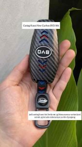 Casing Remote Kunci Mobil BYD M6 motif carbon bertekstur