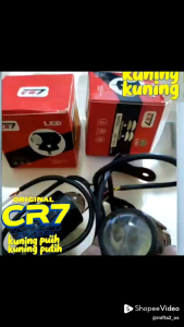 lampu laser Tembak CR7 D2 Original kuning putih - putih putih - kuning kuning ( hrg satuan )