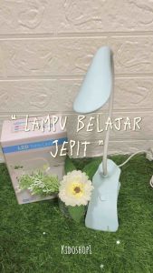 Lampu Belajar LED Meja Stand Jepit 6210 Desk Lamp Clip LED Terang Elastik Fleksibel Lamp Cool White 5V 1A USB