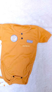 3 Pcs Jumpsuit Bayi Jumper Bayi Serian Mustard Series Chiyoko