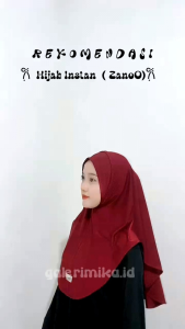 JILBAB INSTAN MARISA size L by ZANOO HIJAB