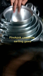 CASSEROLE SET GOOD QUALITY ( SIZE: 38CM 34CM 30CM 27CM23CM 20CM) sandok free Pinokpok
