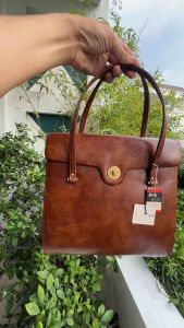 Túi 2hand phom xách tay sang trọng da mộc vintage cực đẹp của Nậht -T443