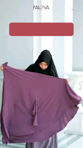 Mukena Khimara Arafah Berlengan Bersaku Airflow Crincle Mukena Umroh Haji Dewasa Polos Adem