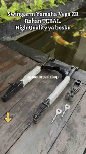 Swing Arm Yamaha Vega ZR Model Ori Paket Lengkap TEBAL Berbahan Pipa Besi 2mm PRESISI Pemasangan PNP RAPI Finishing Coating Hitam