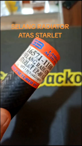 SELANG RADIATOR ATAS TOYOTA STARLET KOTAK STARLET KAPSUL