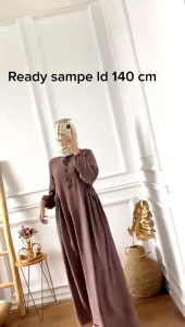 GAMIS AIRFLOW KRINKLE CHIKA PREMIUM // GAMIS JUMBO LD 110 - 130 cm // GAMIS VIRAL KEKINIAN TERMURAH