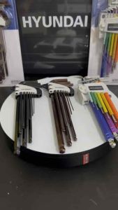 HYUNDAI ALLEN KEY SET – 9 PCS (MM SIZE)