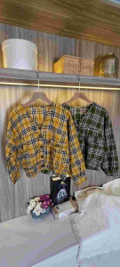 CROP FLANEL SHAPIR