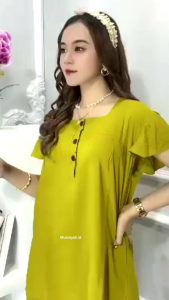 Setelan Wanita Bangkok 7/8 Bahan Rayon Premium One Set Bangkok Kekinian