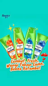 Rejoice Hijab Shampoo Anti Dandruff 3in1 150 ml - Perawatan Anti Ketombe