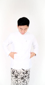 Kafana Baju Koko Semi Jas Bordir Terompah Bahan Toyobo