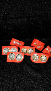 Anting Bludru dewasa/Tusuk