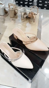 PETER KEIZA‼️ sandal selop wanita heels 5cm mewah