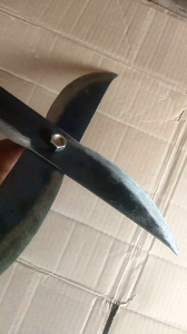 2pcs PISAU CACAH RUMPUT dilengkapi AS SAMBUNG BAJA SPOH PANDE ORIGINAL 30 CM