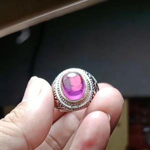Batu cincin delima Ros Siam bangkok asli