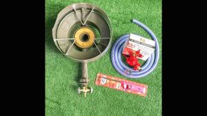 เตาแก๊สแม่ค้าเคบี5 พร้อมอุปกรณ์ต่อพ่วงครบชุด และบังลมเหล็ก3นิ้ว แถมที่จุด ชุดเตาแก๊ส เตาฟู่ มีบังลมเตาแก๊ส บังลมkb5