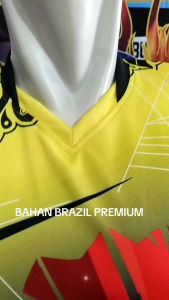 JERSEY BADMINTON SINGEL FRIN BAHAN DRAFIT BRAZIL