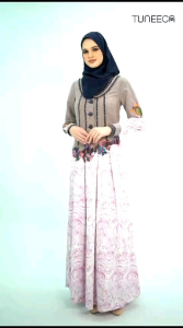Koleksi Baru * ZEPHYRA T-0124008(Gamis) By TUNEECA