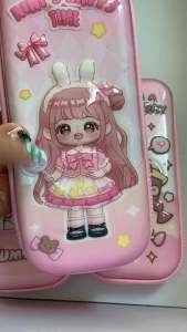3D ลายการ์ตูนน่ารัก PC010 ของกระเป๋าดินสอลายนูน พร้อมส่งกล่องดินสอ