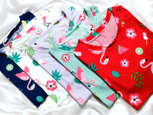 Flamingo Print (Restock March 13 2026)- Terno T-shirt and Pajamas