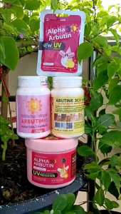[CHỈ BÁN HÀNG THÁI] COMBO 4 MÓN.DỮỠNG TRẮNG DA TOÀN THÂN CẤP TỐC. KEM BODY ALPHA ABUTIN SERUM LOTIONS 500G+ 2 HỘP ARBUTIN 250G & VỈ 10 VIÊN KÍCH TRẮNG ALPHA.
