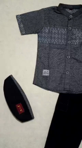 koko anak A&J motif songket lngn pndek